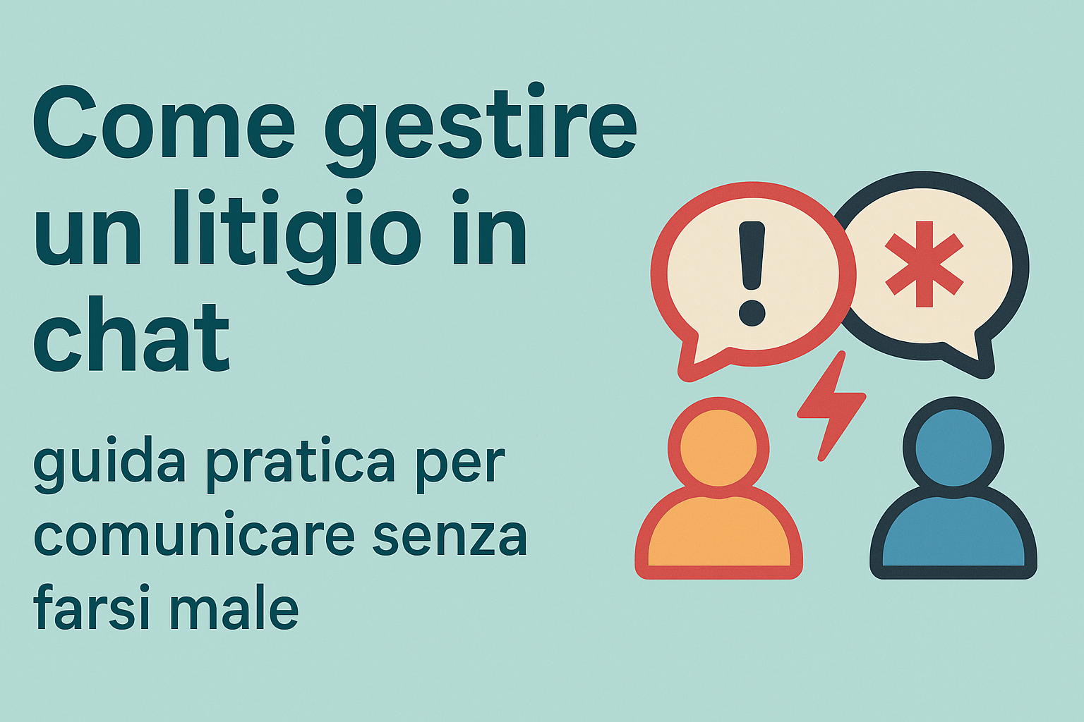 Come gestire un litigio in chat