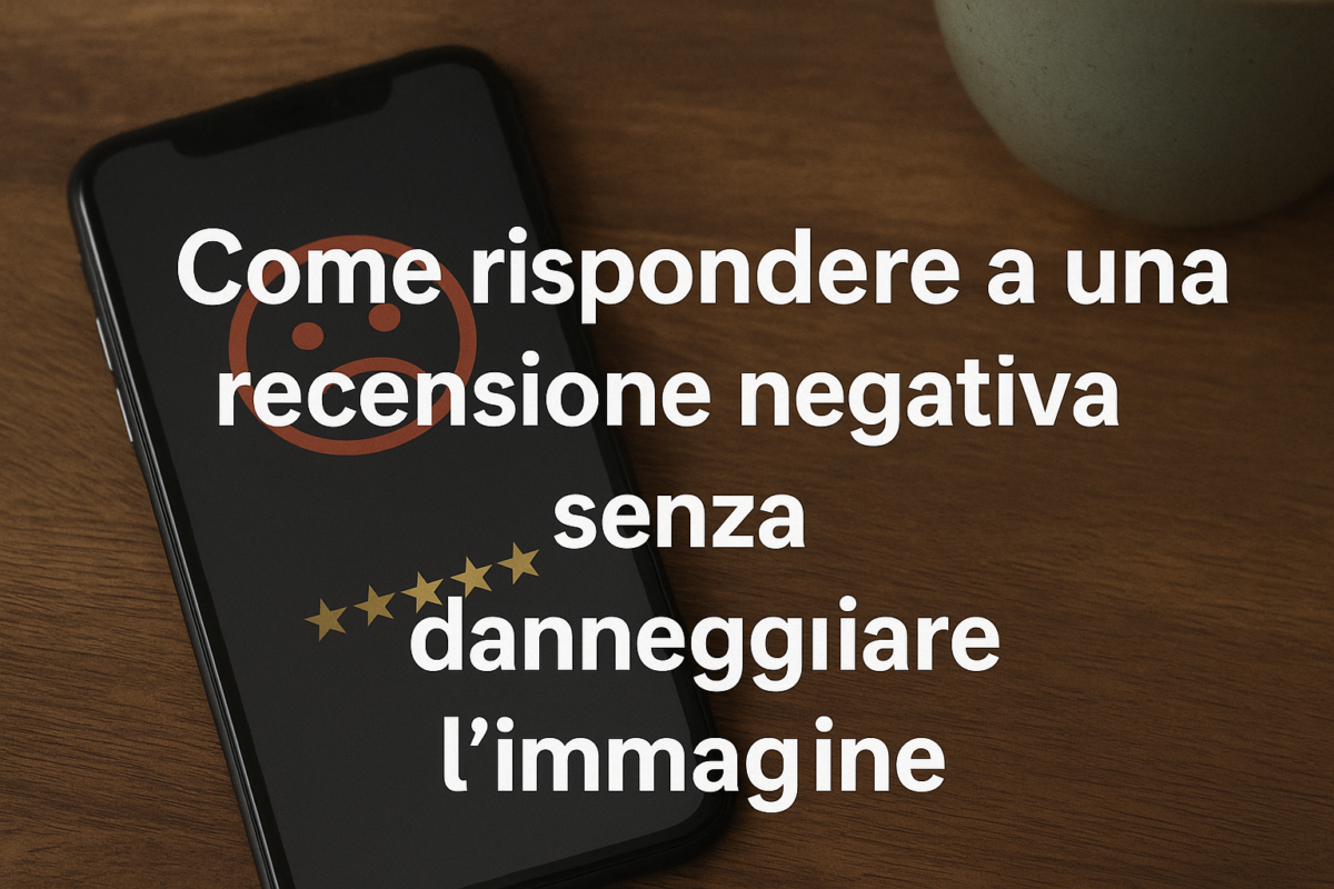 Come rispondere a una recensione negativa senza danneggiare l'immagine