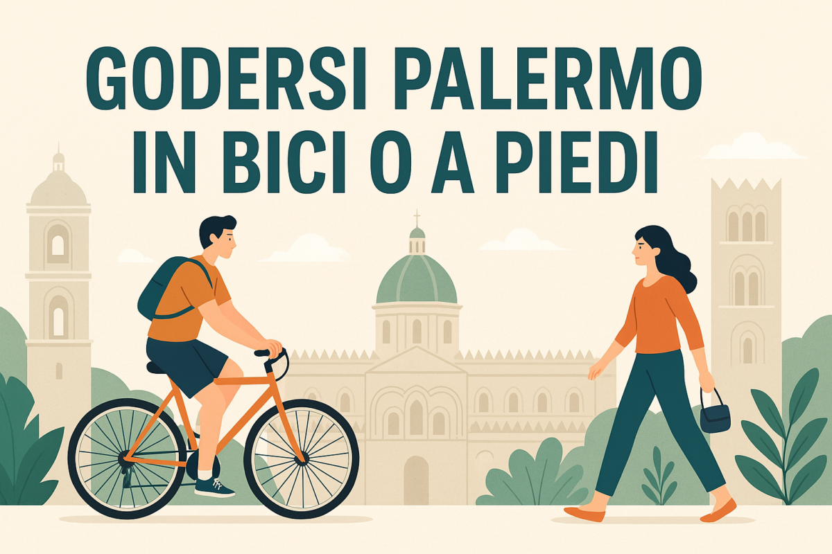 Godersi Palermo in bici o a piedi