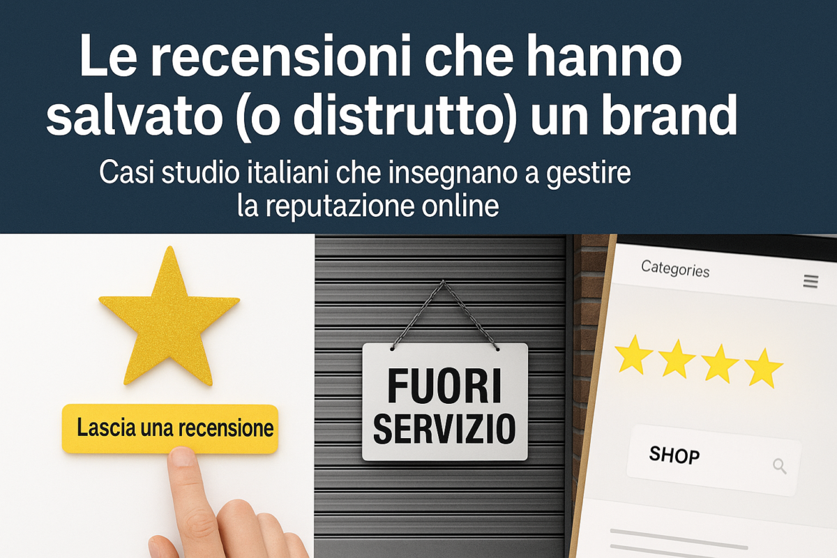 Le recensioni che hanno salvato o distrutto un brand casi studio italiani