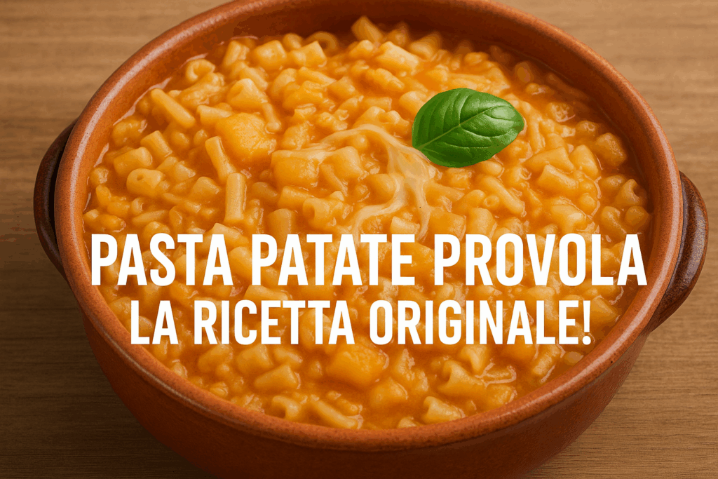 Pasta patate provola la ricetta originale Pasta patate provola la ricetta originale