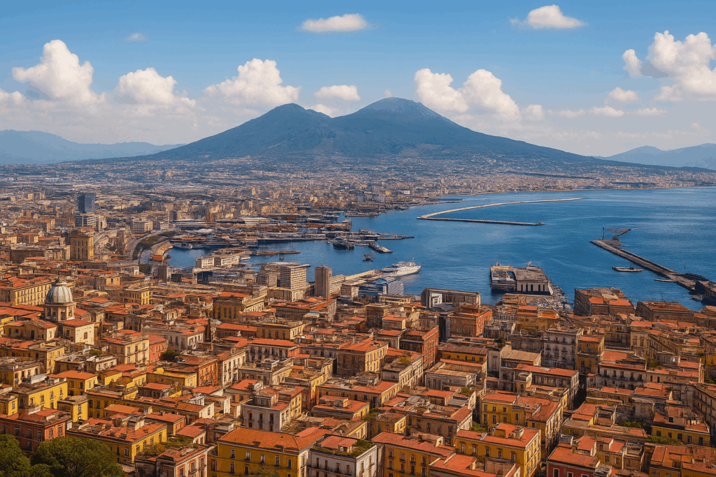 Veduta della città di Napoli Veduta della città di Napoli