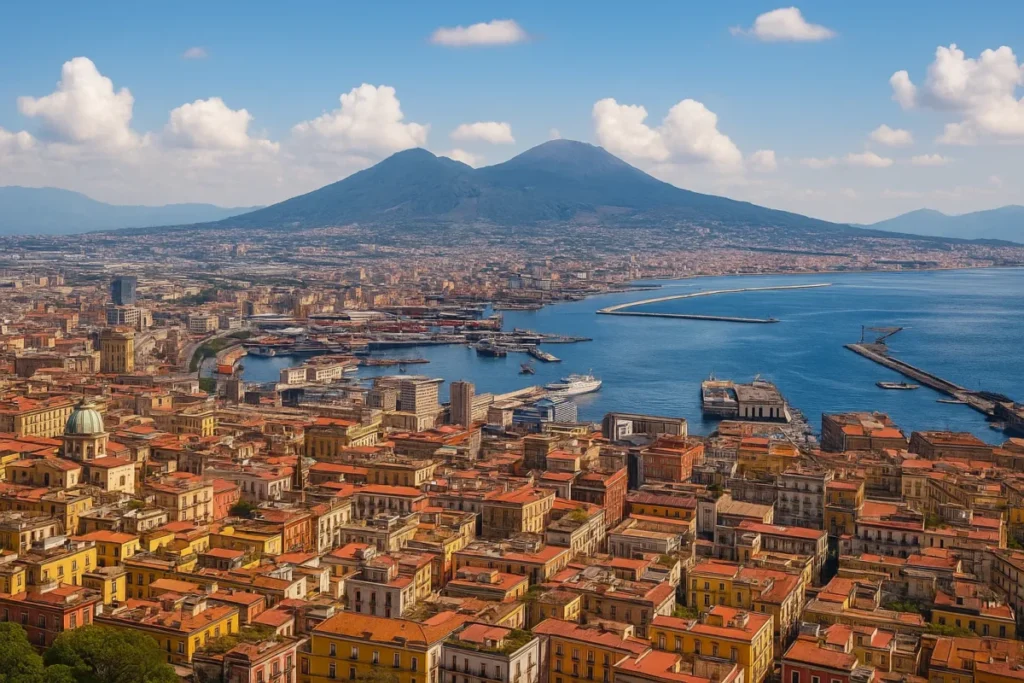 Veduta della città di Napoli VISTA-NAPOLI
