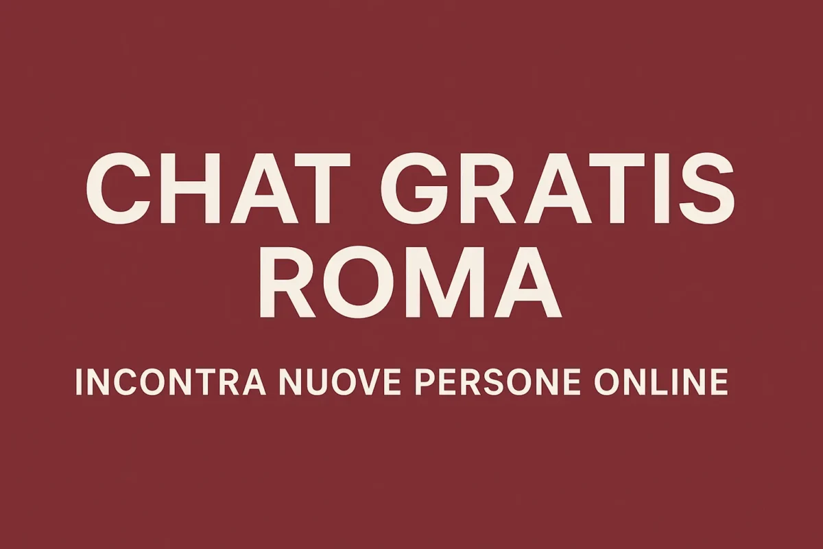 chat gratis roma