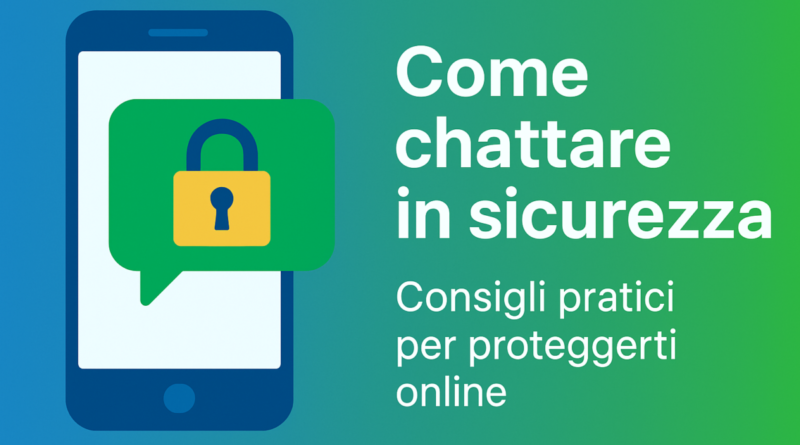 Come chattare in sicurezza