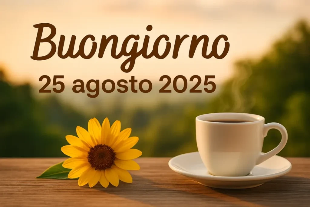 immagini buongiorno 25 agosto 2025 immagini buongiorno 25 agosto 2025